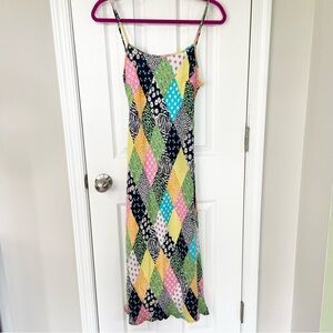 RIXO for Target Patchwork Floral Slip Dress XXS